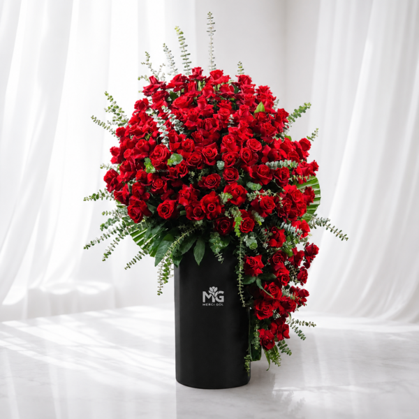باکس گل vip رز هلندی - تصویر 1